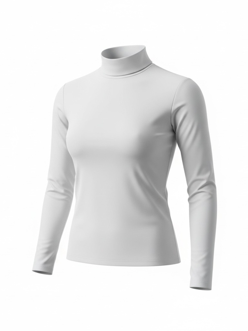 Patagonia Women’s White Long Sleeve Mock Neck Layering Top. Size Medium
